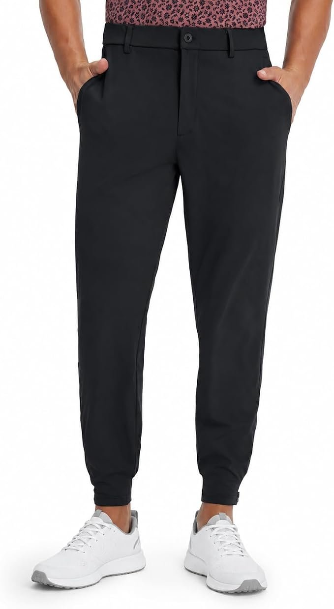 Men's Tapered Joggers - Grey - Image 4