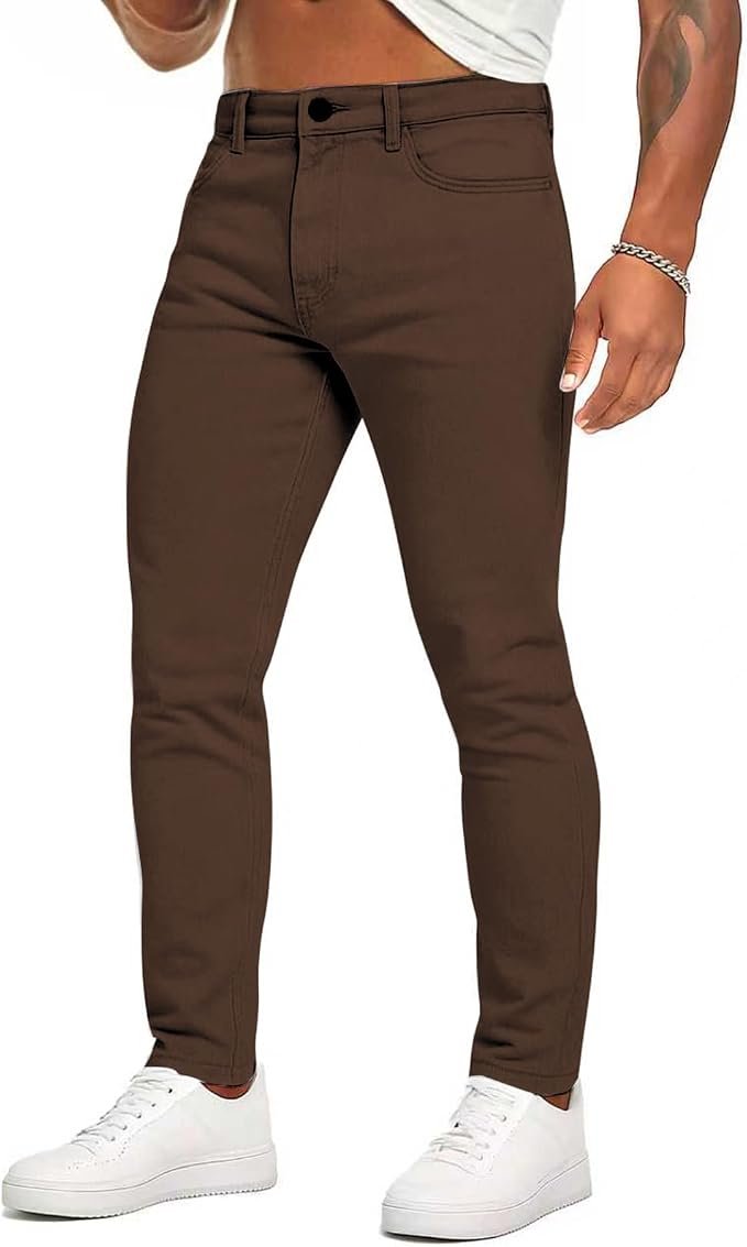 Men's Tapered Jeans - Navy - Image 5