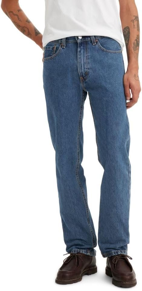 Men's Straight Jeans - Grey - Image 3