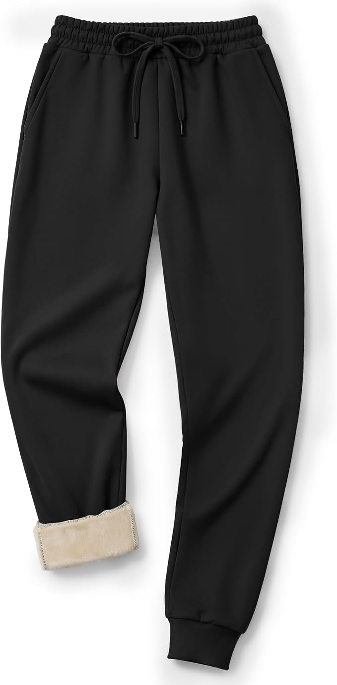 Men's Thermal Joggers - Grey - Image 4