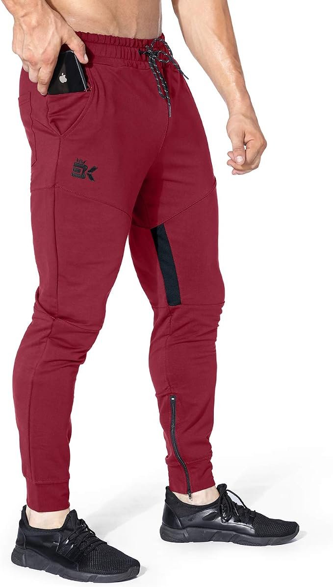 Men's Tapered Joggers - Navy - Image 7