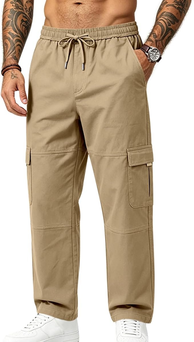 Men's Relaxed Joggers - Black - Image 2