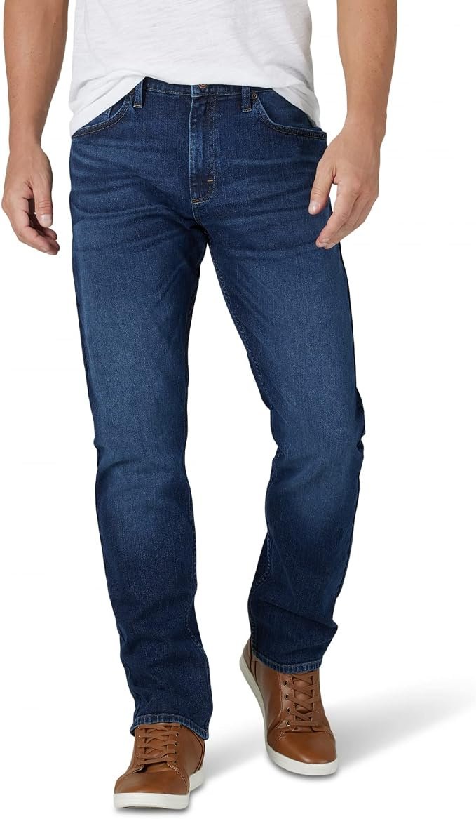Men's Athletic Jeans - Navy - Image 3