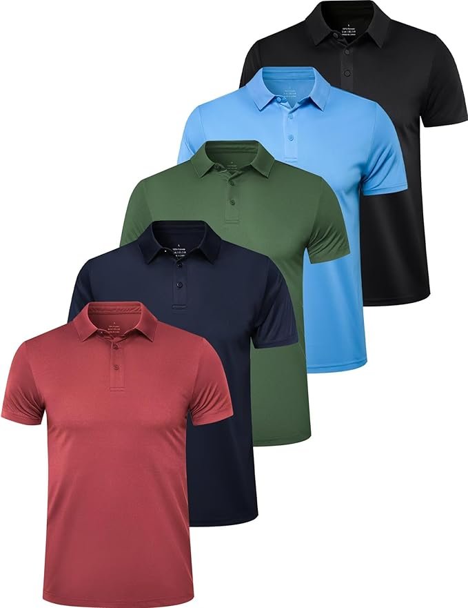 Men's Classic Polo Shirt - Black - Image 6