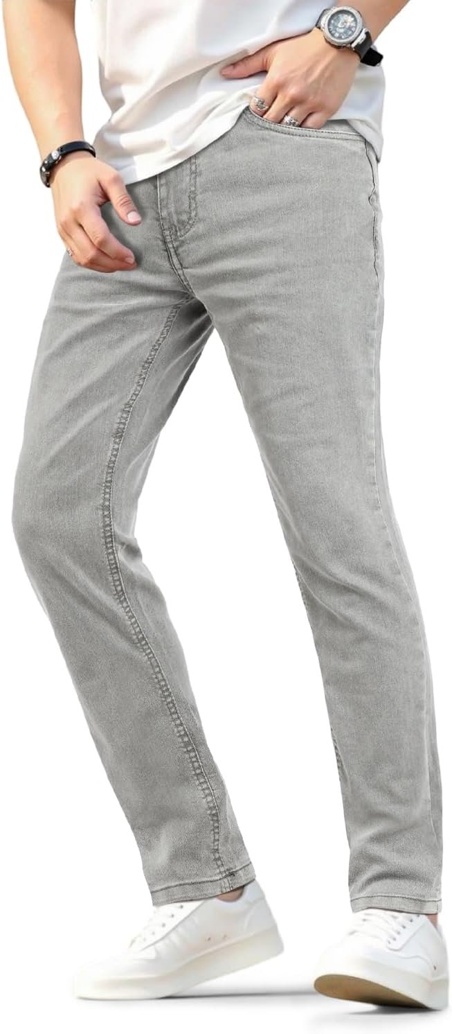 Men's Slim Jeans - Navy - Image 5