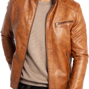 Men's Moto Jacket - Navy