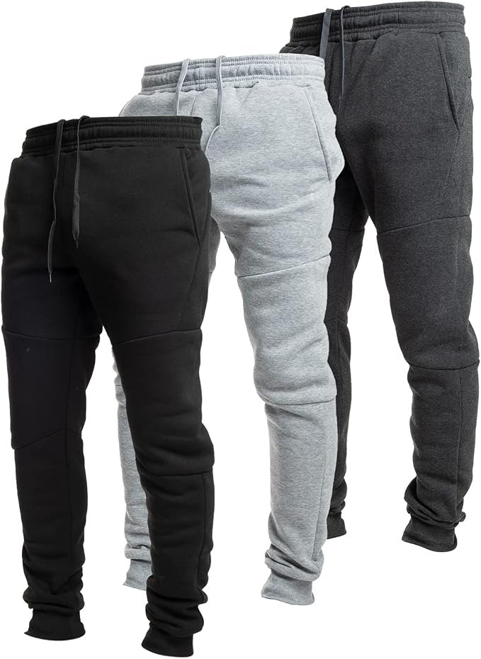 Men's Slim Joggers - Navy - Image 3