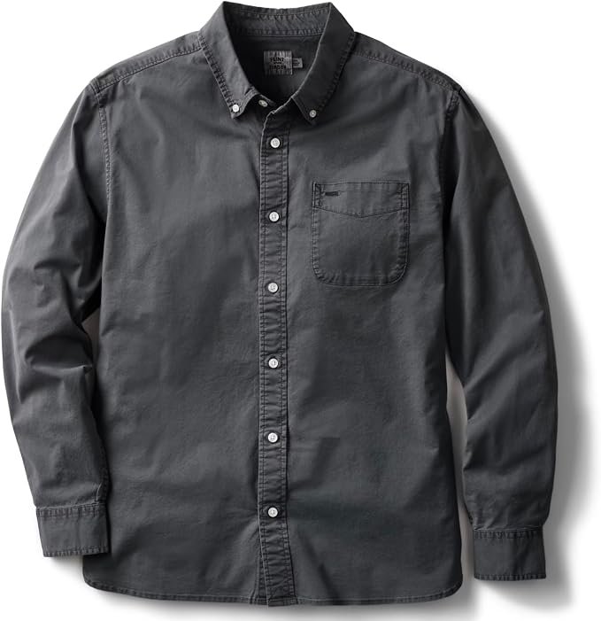 Men's Oxford Shirt - Black - Image 2