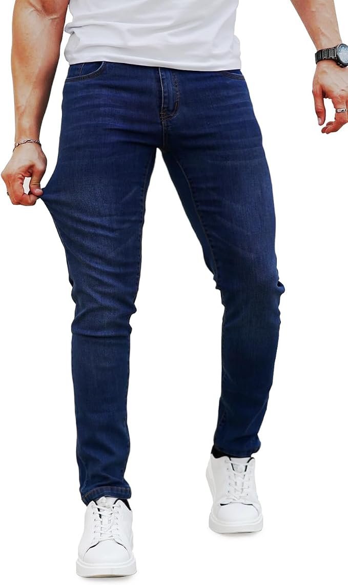 Men's Slim Jeans - Grey - Image 3