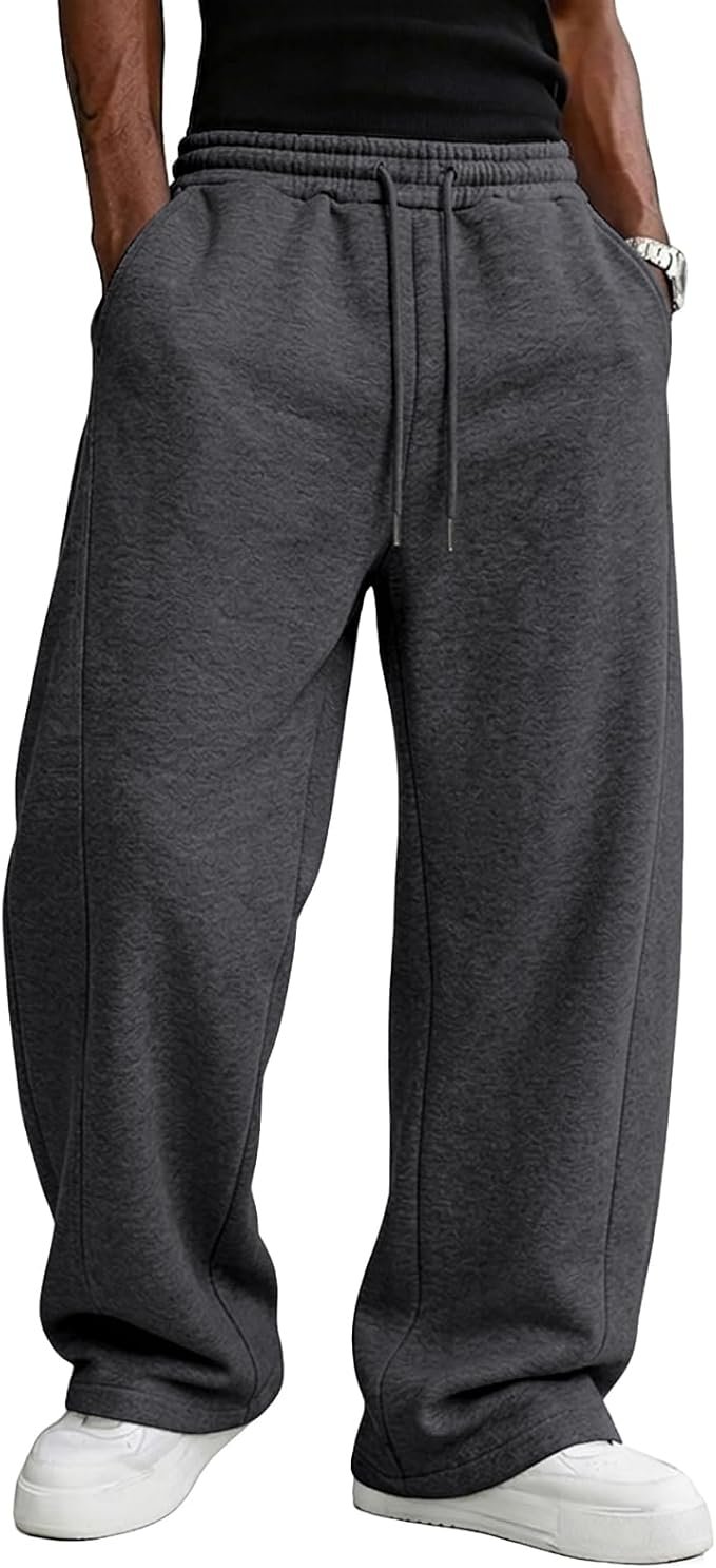 Men's Relaxed Joggers - Black - Image 6
