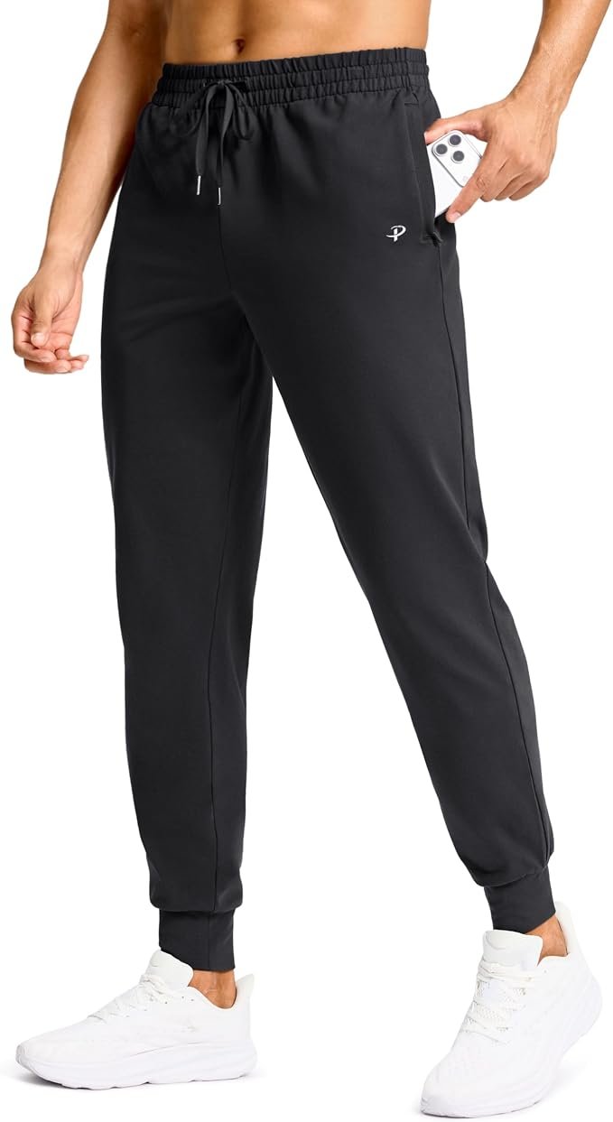 Men's Lounge Joggers - Grey - Image 4