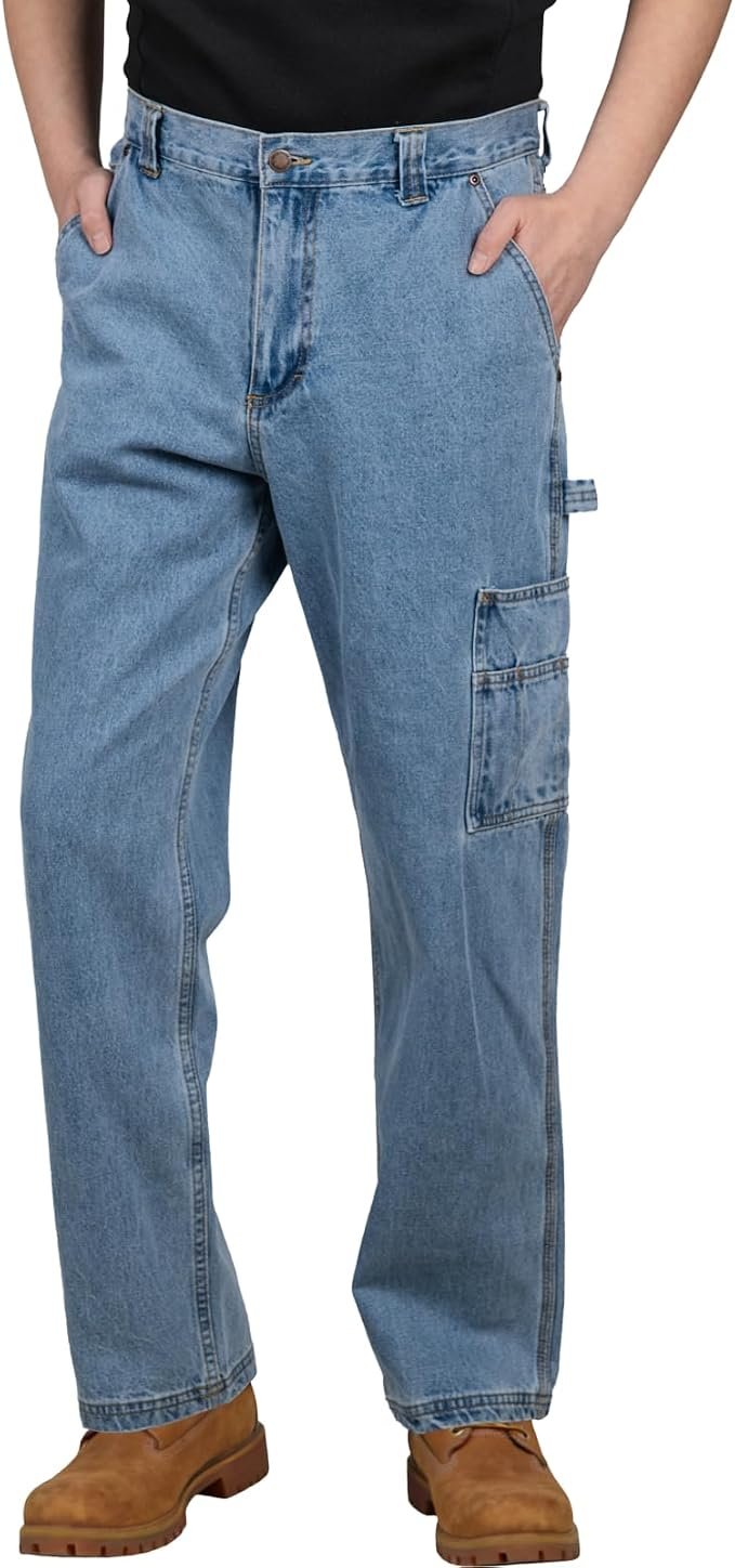 Men's Carpenter Jeans - Navy - Image 7