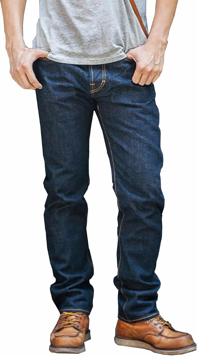 Men's Selvedge Jeans - Grey - Image 7