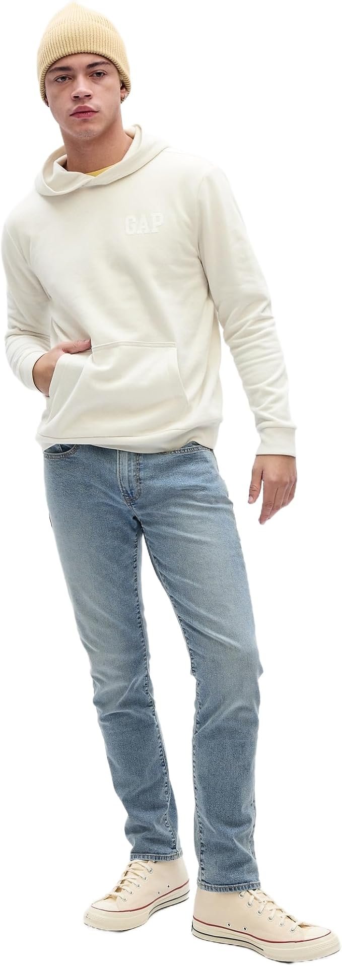 Men's Slim Jeans - Black - Image 6