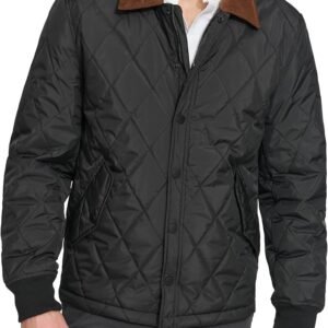 Men's Quilted Jacket - Grey