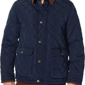 Men's Quilted Jacket - Navy