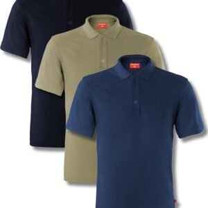 Men's Pique Polo Shirt - Grey