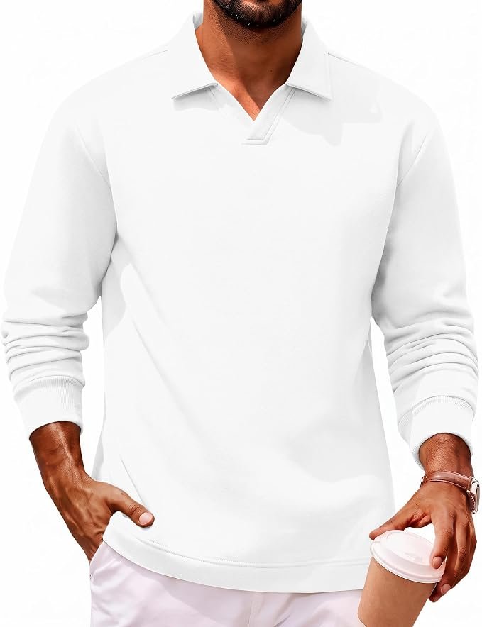 Men's Heavyweight Polo Shirt - Navy - Image 4