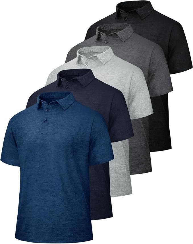 Men's Performance Polo Shirt - Navy - Image 4