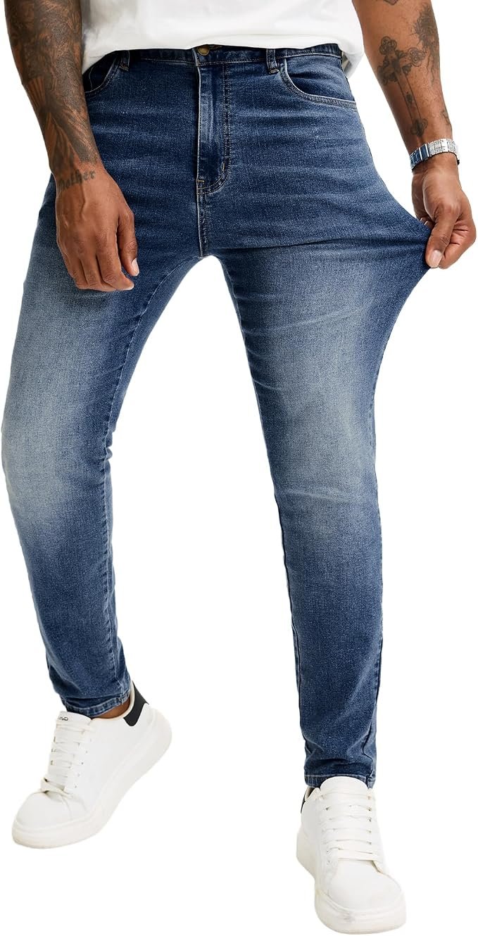 Men's Skinny Jeans - Navy