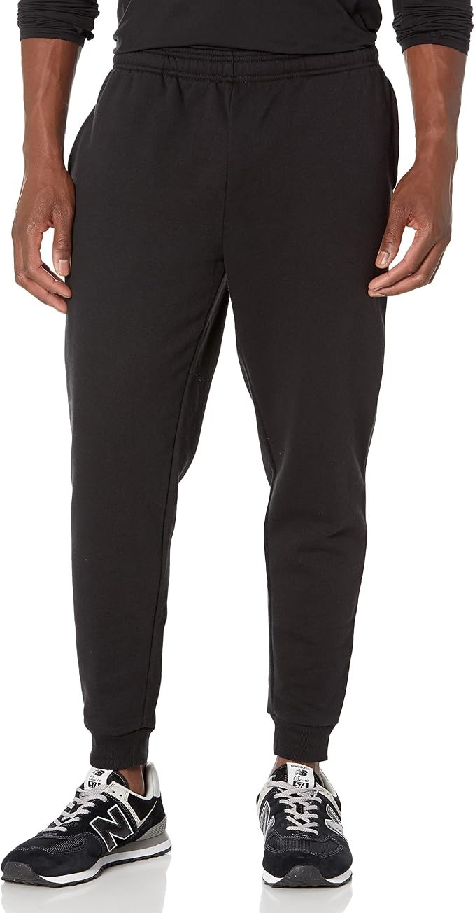 Men's Relaxed Joggers - Black - Image 5