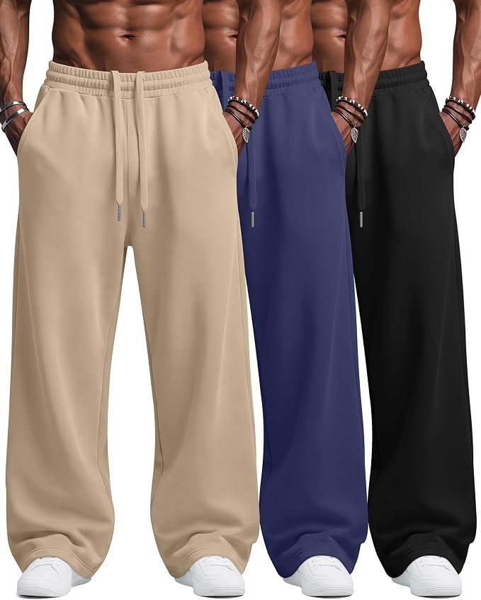 Men's Relaxed Joggers - Black - Image 7