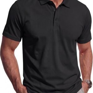 Men's Heavyweight Polo Shirt - Navy