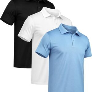 Men's Mesh Polo Shirt - Grey