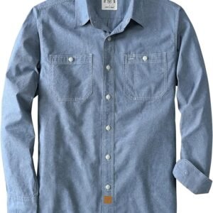 Men's Chambray Shirt - Black