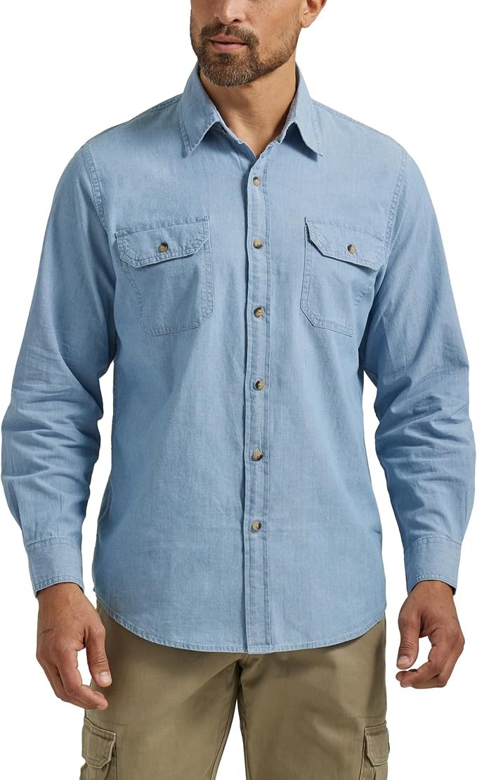 Men's Denim Shirt - Black - Image 4