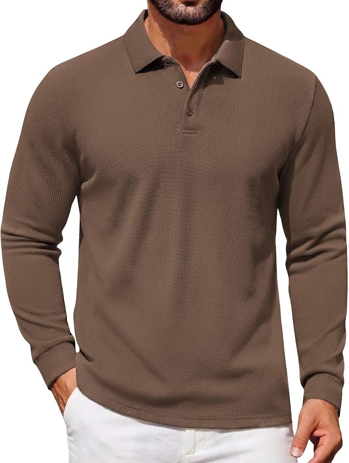 Men's Oxford Polo Shirt - Grey - Image 2
