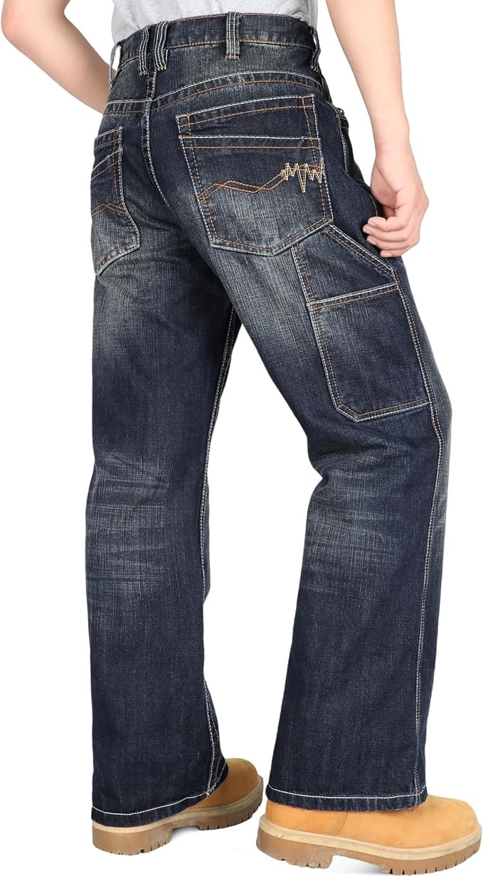 Men's Carpenter Jeans - Grey - Image 4