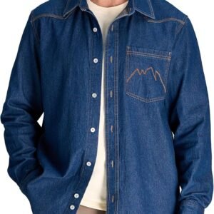 Men's Denim Jacket - Navy