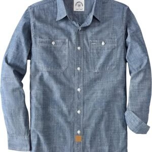 Men's Chambray Shirt - Grey