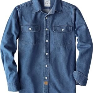 Men's Denim Shirt - Grey