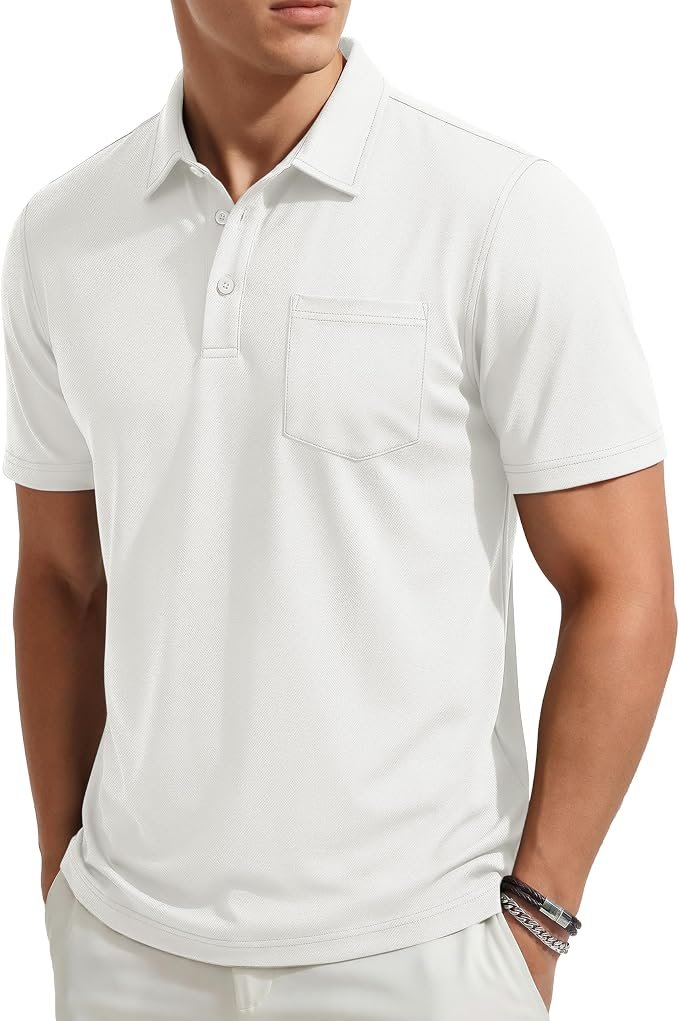 Men's Slim Fit Polo Shirt - Grey - Image 6