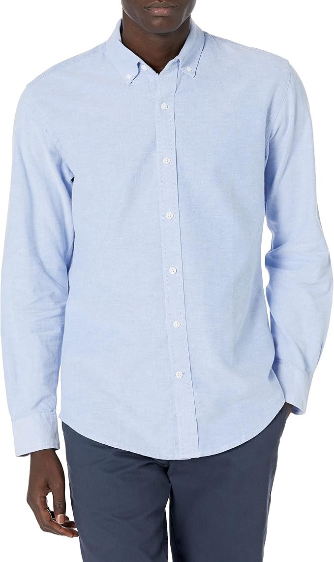 Men's Oxford Shirt - Black - Image 5