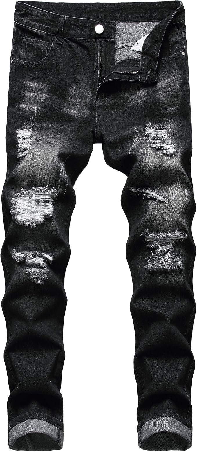 Men's Slim Jeans - Grey - Image 2
