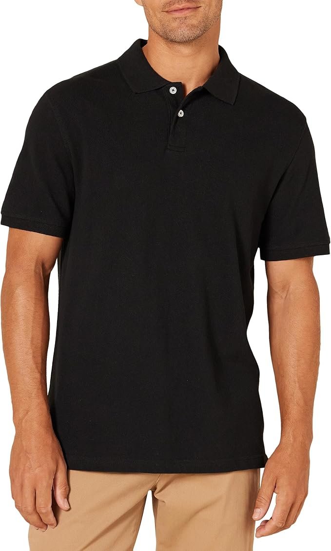 Men's Slim Fit Polo Shirt - Navy - Image 3