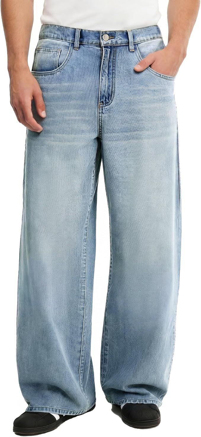 Men's Relaxed Jeans - Grey