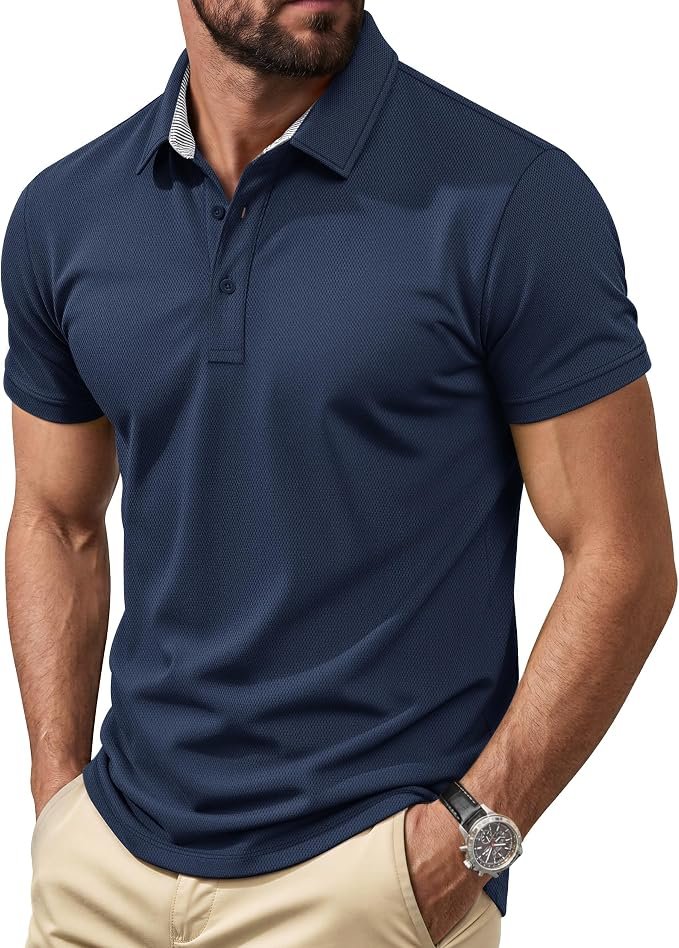 Men's Classic Polo Shirt - Grey - Image 2