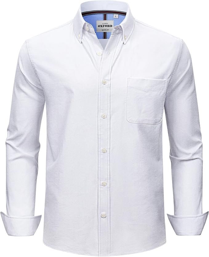 Men's Oxford Shirt - Black - Image 3