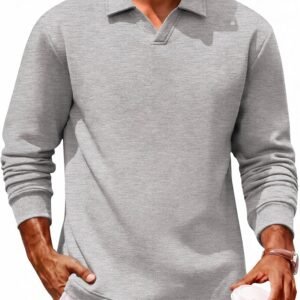 Men's Heavyweight Polo Shirt - Grey
