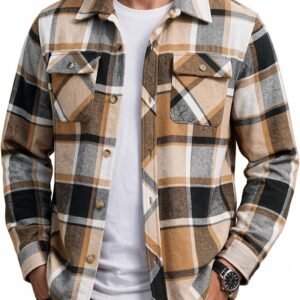 Men's Flannel Shirt - Navy