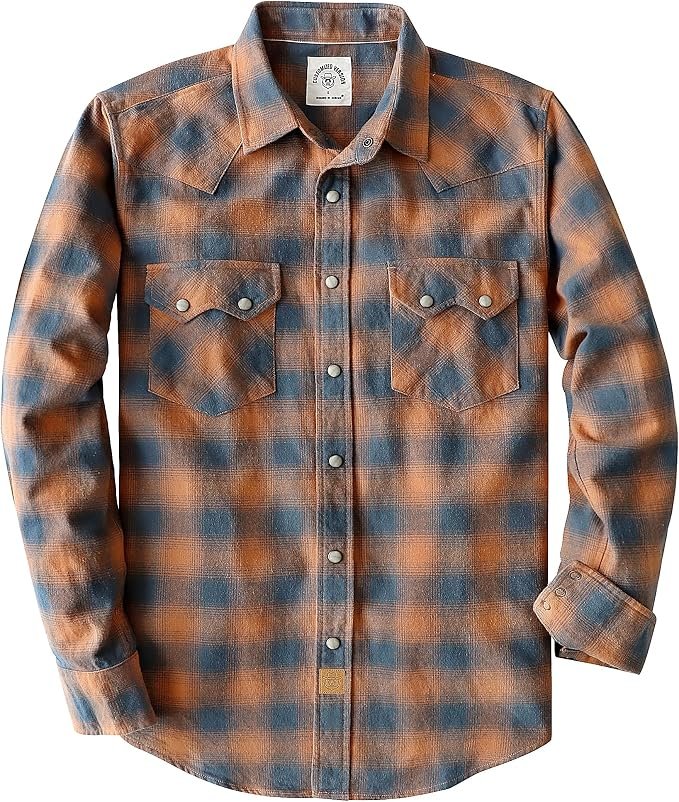 Men's Flannel Shirt - Grey